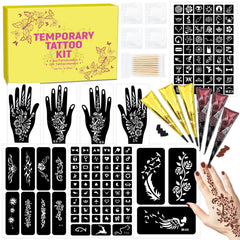 MuseLuxe kit-tatouages-temporaire-126-designs: faciliter la création de motifs personnalisés.