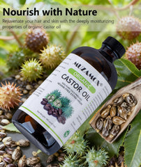 MUZAMOX huile de ricin – soin des cils pour une apparence plus fournie.