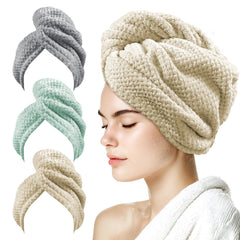 my novel things wrap cheveux microfibre camel, absorption rapide et douceur