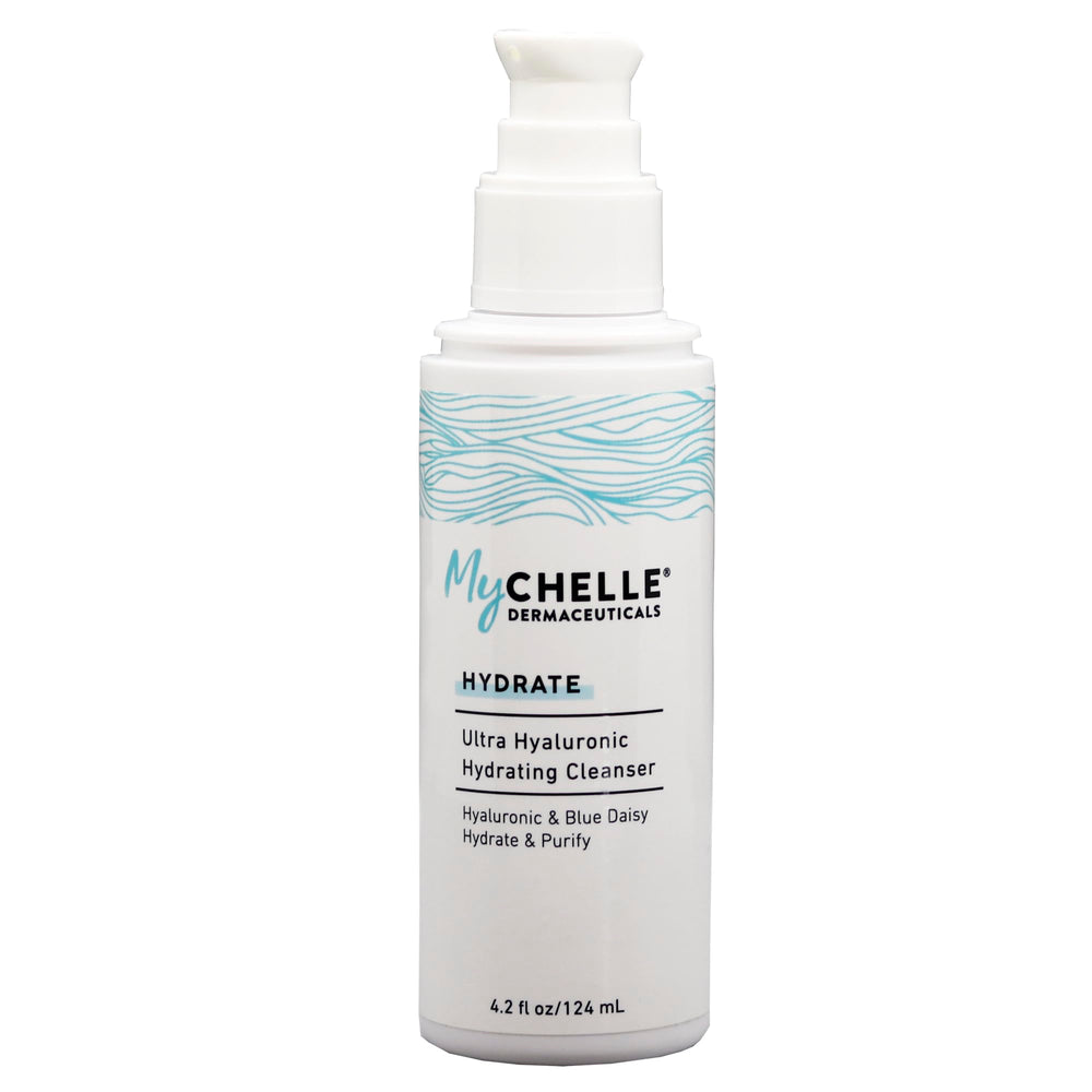 MyCHELLE acide hyaluronique – nettoyant visage texture crème-gel hydratante