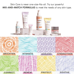 MyChelle Fruit Enzyme Hydrating Mist close-up with mangosteen and turmeric.