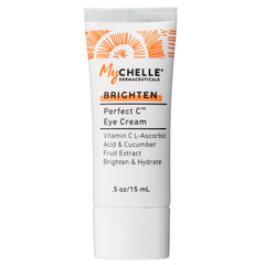 MyCHELLE Perfect C Eye Cream flacon montrant le soin concentré pour les contours des yeux