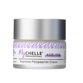 Crème Polypeptide Suprême MyCHELLE Dermaceuticals, bouteille élégante pour soin anti-âge.