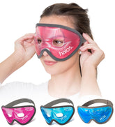 Masque myhalos HM en gel refroidissant pour apaiser poches et cernes.