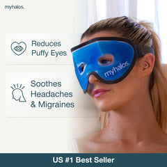 Masque gel MyHalos : bandeau ajustable pour un confort personnalisé.
