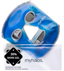 MyHalos Masque Visage Gel Froid pour rafraîchir les yeux fatigués et atténuer les poches.