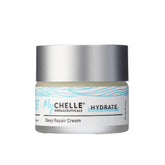 MyCHELLE Deep Repair Cream — bouteille montrant une hydratation intense pour peau sèche.