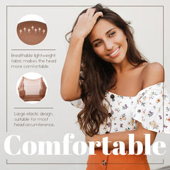 MYKURS bonnet-perruque brun-front-lace, s’intègre facilement sous une lace-front