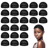 MYKURS bonnet perruque noir femme 24 pièces, confort durable.