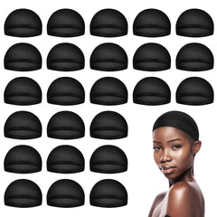 MYKURS bonnet perruque noir femme 24 pièces, confort durable.