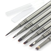 MYR ensemble-brosses-art-ongles: outils polyvalents pour motifs précis et designs variés