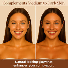 Sérum autobronzant Mystere Beaute absorption rapide fini léger.