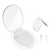 Mytend miroir compact 1x et 5x pour retouches précises en déplacement.