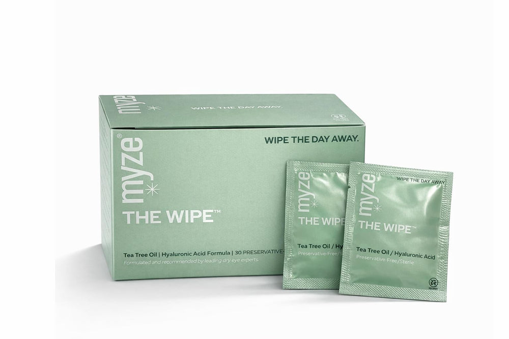 Lingette The Wipe de Myze nettoie les paupières en douceur avec hydratation