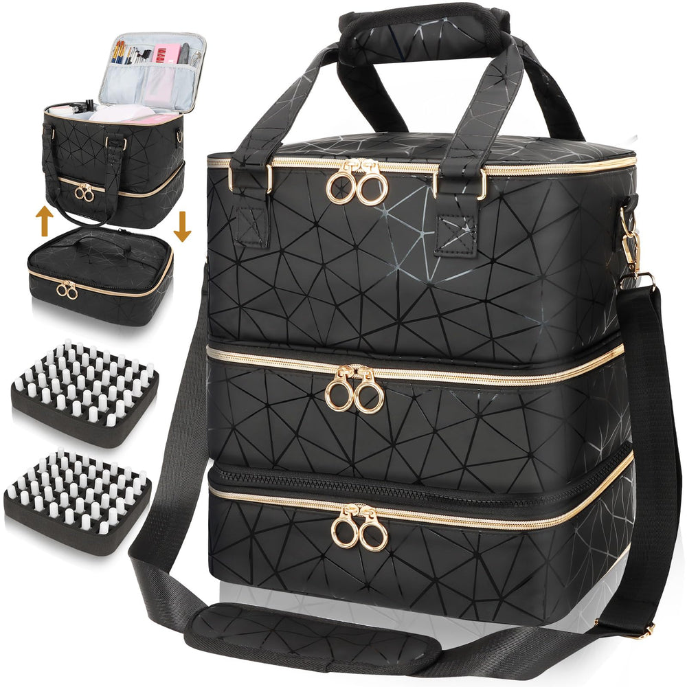 MZTXY Organisateur Vernis 84 bouteilles: grande capacité et rangement clair.