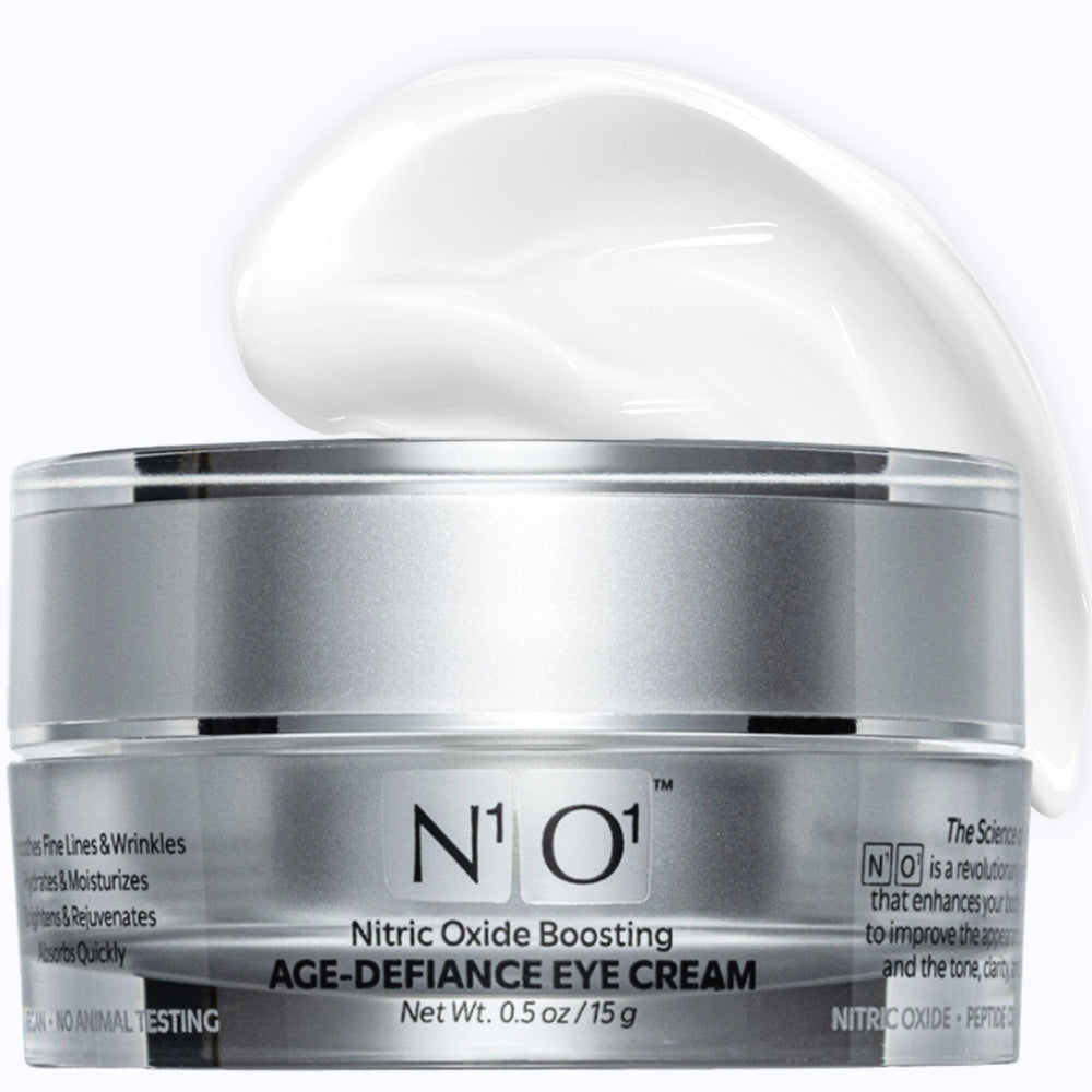 Crème yeux N1O1 Age-Defiance dans son tube, hydratation ciblée du contour.
