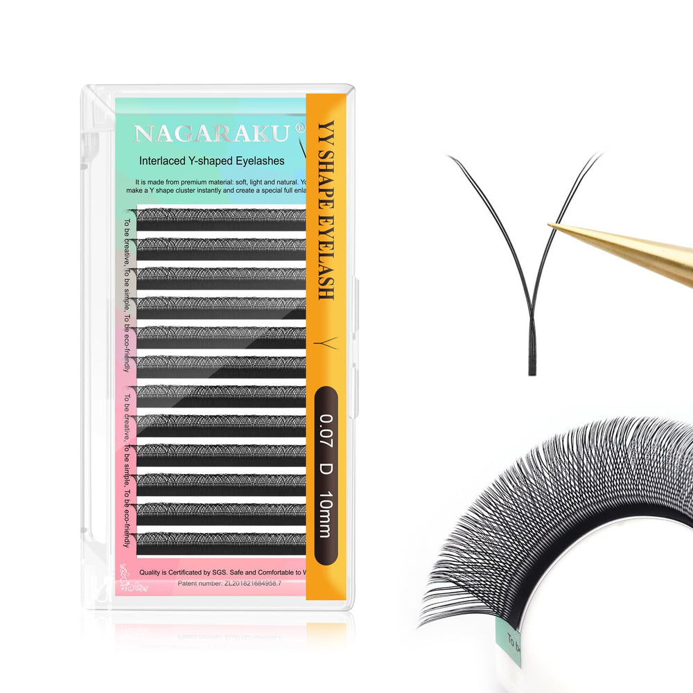 NAGARAKU YY LASH: fans 4D pour un volume rapide et uniforme.