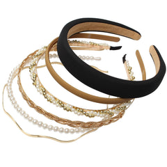 naibirdr bandeau métal doré pour cheveux offre une tenue légère et élégante