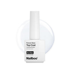 Nailboo Premier Forever Glaze: couche de finition transparente, fini brillant durable