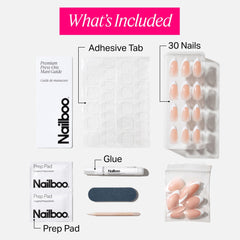 Nailboo travel kit nails ready for on-the-go touch-ups.