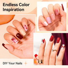 Nailshion tampons démaquillage rapides facilitent les retouches.