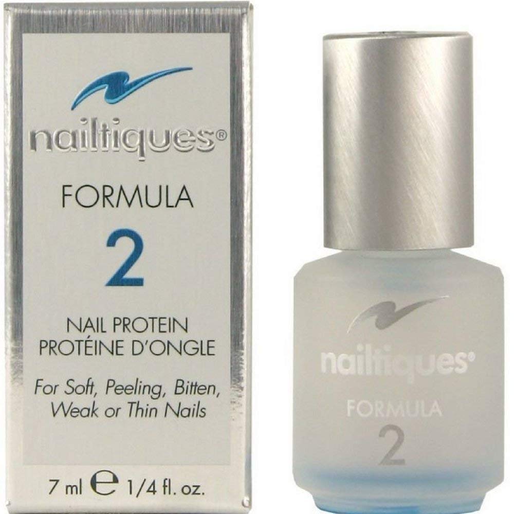 Nailtiques Formule 2 - Bouteille 0,25 oz pour renforcer les ongles et prévenir les cassures.