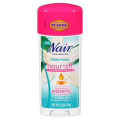 Nair stick d'épilation glisse sur la peau avec huile d'argan pour une épilation rapide