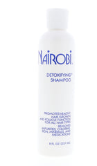Nairobi shampoing detoxifiant – bouteille visible, parfum frais, lavage simple.