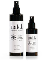 Nakd Thai Crystal Déodorant Spray – bouteille régulière pour une protection quotidienne sans parfum.