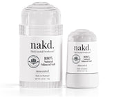 Nakd Thai Crystal Déodorant Stone: ensemble de deux bâtons pour usage quotidien, sans parfum.