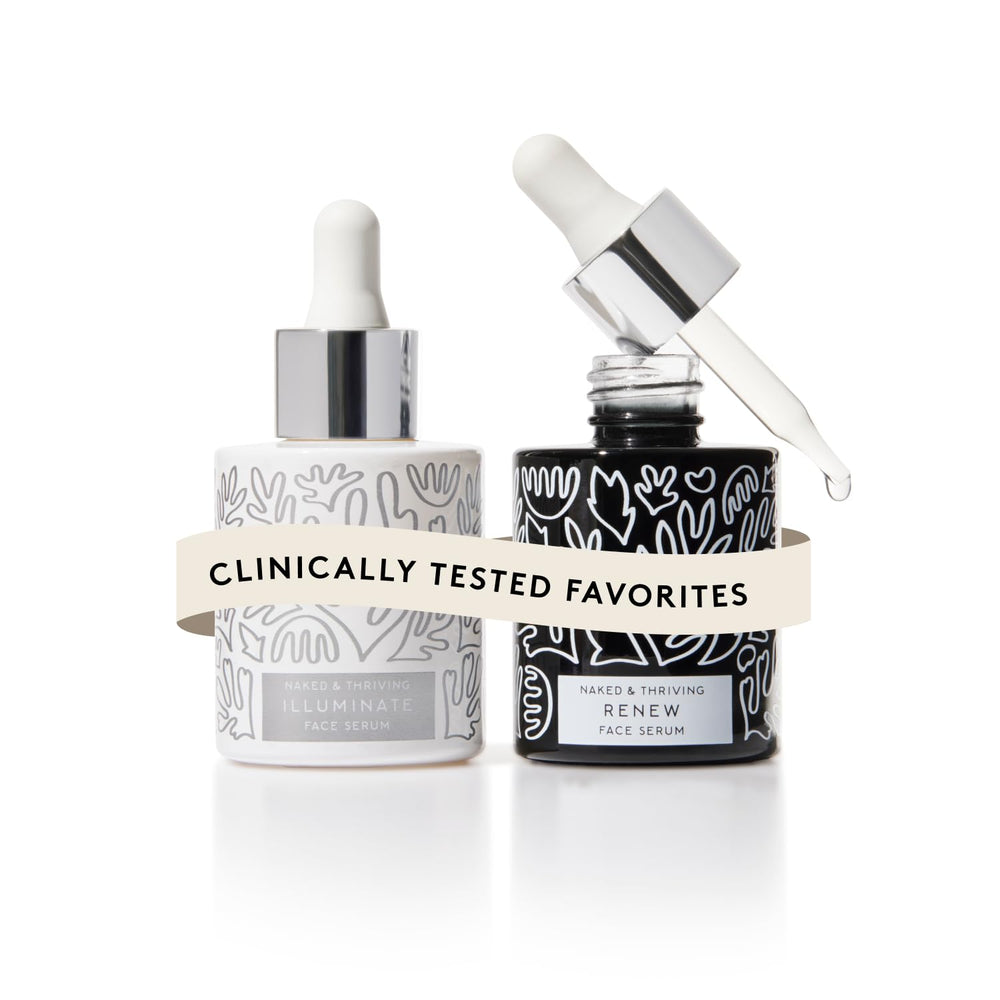 Naked & Thriving Renew Resurfacing Nuit – hydratation et lissage visibles.
