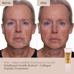 Texture crémeuse et hydratante de Nakery pour le visage après application.