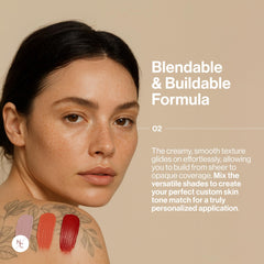 Narrative Cosmetics Tattoo Cover Up: douze teintes pour matcher la peau avec naturel.