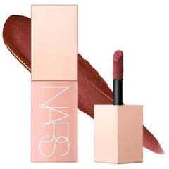 NARS Afterglow Liquid Blush Orgasm Rush sur flacon, couleur lumineuse et hydratation légère.