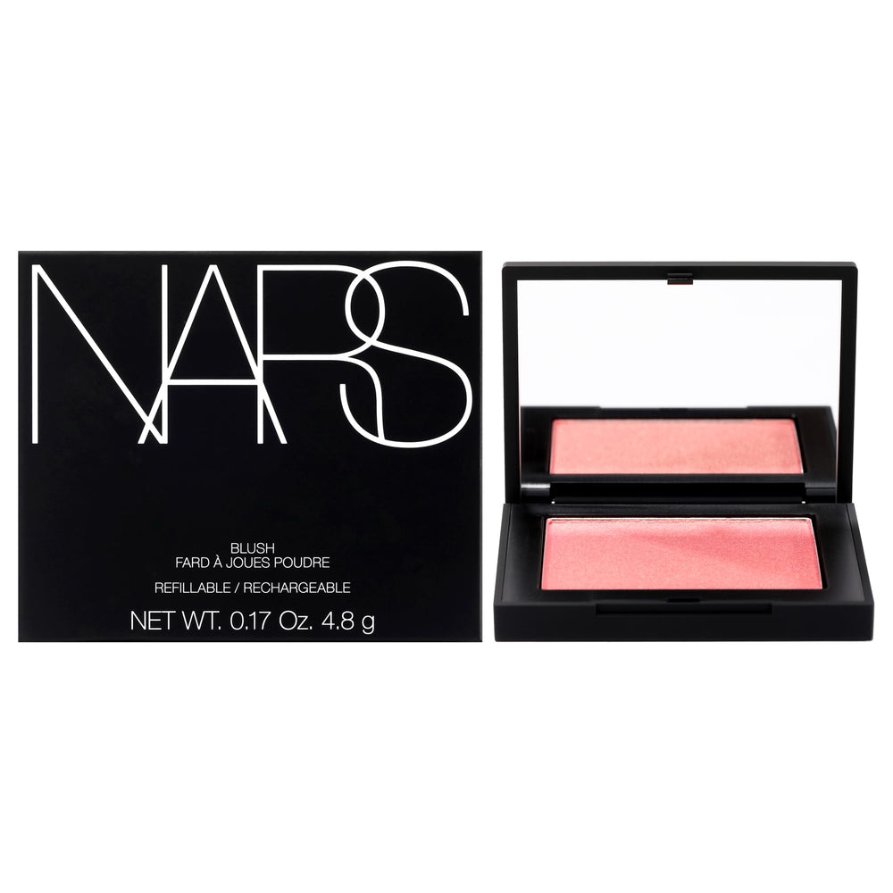 NARS Orgasm poudre pressée dans son boîtier, fini naturel et lumineux.