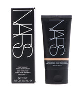 NARS Pure Radiant Hydratant Teinté SPF30 : bouteille et emballage élégant