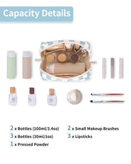 Poches internes pour rouge à lèvres et petit accessoire, rangement précis.