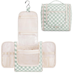 Narwey sac de toilette suspendu avec crochet metal, accessibilité rapide lors de déplacements.