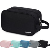 Narwey sac de toilette voyage noir, grande capacité pour vos indispensables.