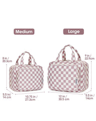 Narwey sac toilette voyage quatre poches pour rangement clair et rapide.