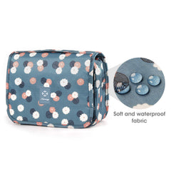 Tissu imperméable doux Narwey bleu fleuri protège des éclaboussures.