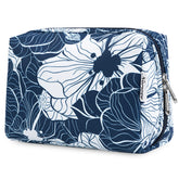 Narwey trousse-maquillage-lotus-bleu-ouverte: organisation pratique pour déplacements.