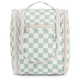 Narwey trousse à carreaux vert menthe prête pour le voyage