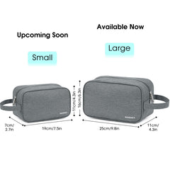 Poignée latérale pratique sur la trousse Narwey gris pour transporter sans effort.