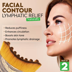 Brosse contour Nasteck visage, massage relaxant soulageant les tensions.