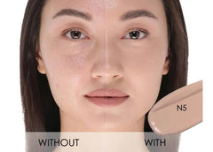 Swatch couleur naturel neutre du concealer Natasha Denona Hy-Glam N5
