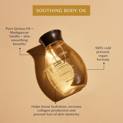 NATIVA SPA bouteille huile corps prête à intégrer la routine hydratante.