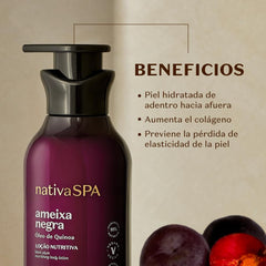 Nativa Spa, parfum prune noire, notes fruitées et longue tenue