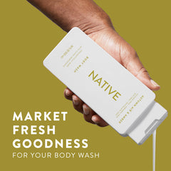 Native Body Wash – ingrédients végétaux, soin doux sans sulfates.