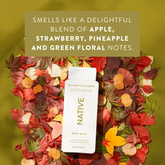 Native Body Wash – senteur automne, ambiance chaleureuse lors du rituel douche.